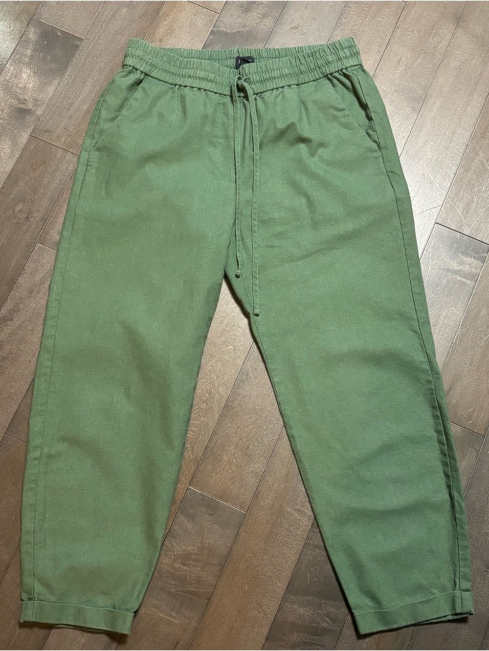 J. Crew Men's Green Drawstring Jogger Pants